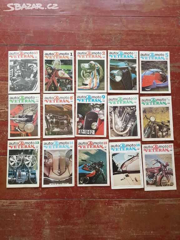 Auto & Moto Veterán 1984-1987, 15 časopisů